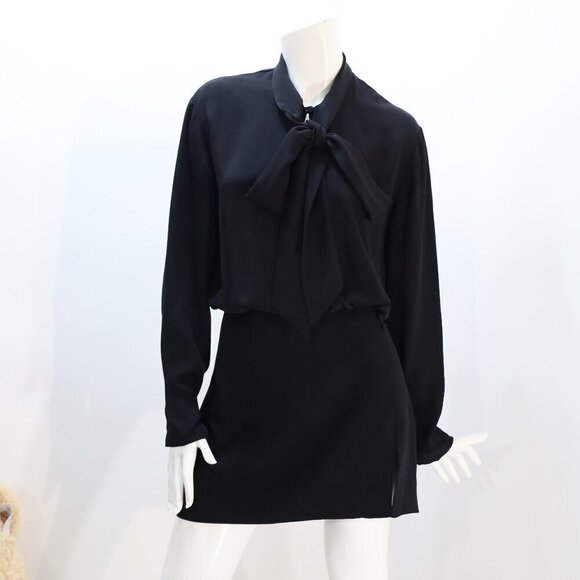 Zara Dresses & Skirts - ZARA TIED MINI DRESS SZ M NWT